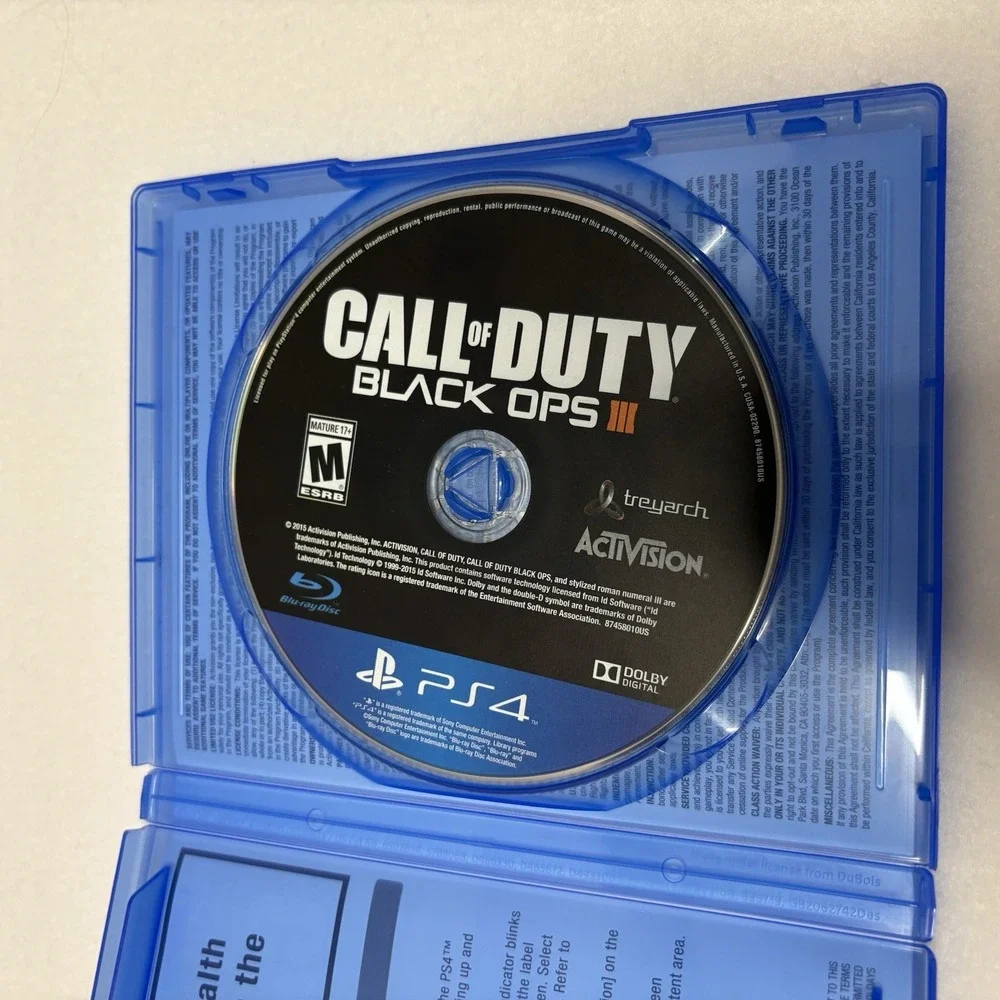 PS4 Game Lot of 5 - Call of Duty Black Ops, Far Cry 5, Battlefield V & 4